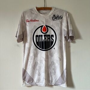 Edmonton Oilers NHL Street Promo Dry Fit Shirt Size Small 28